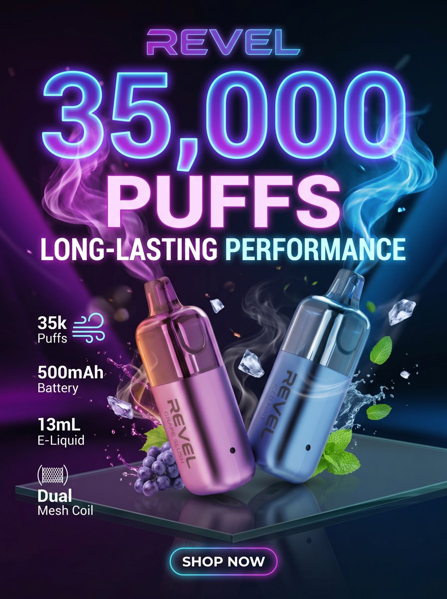 Revel 35,000 Puffs disposable vape
